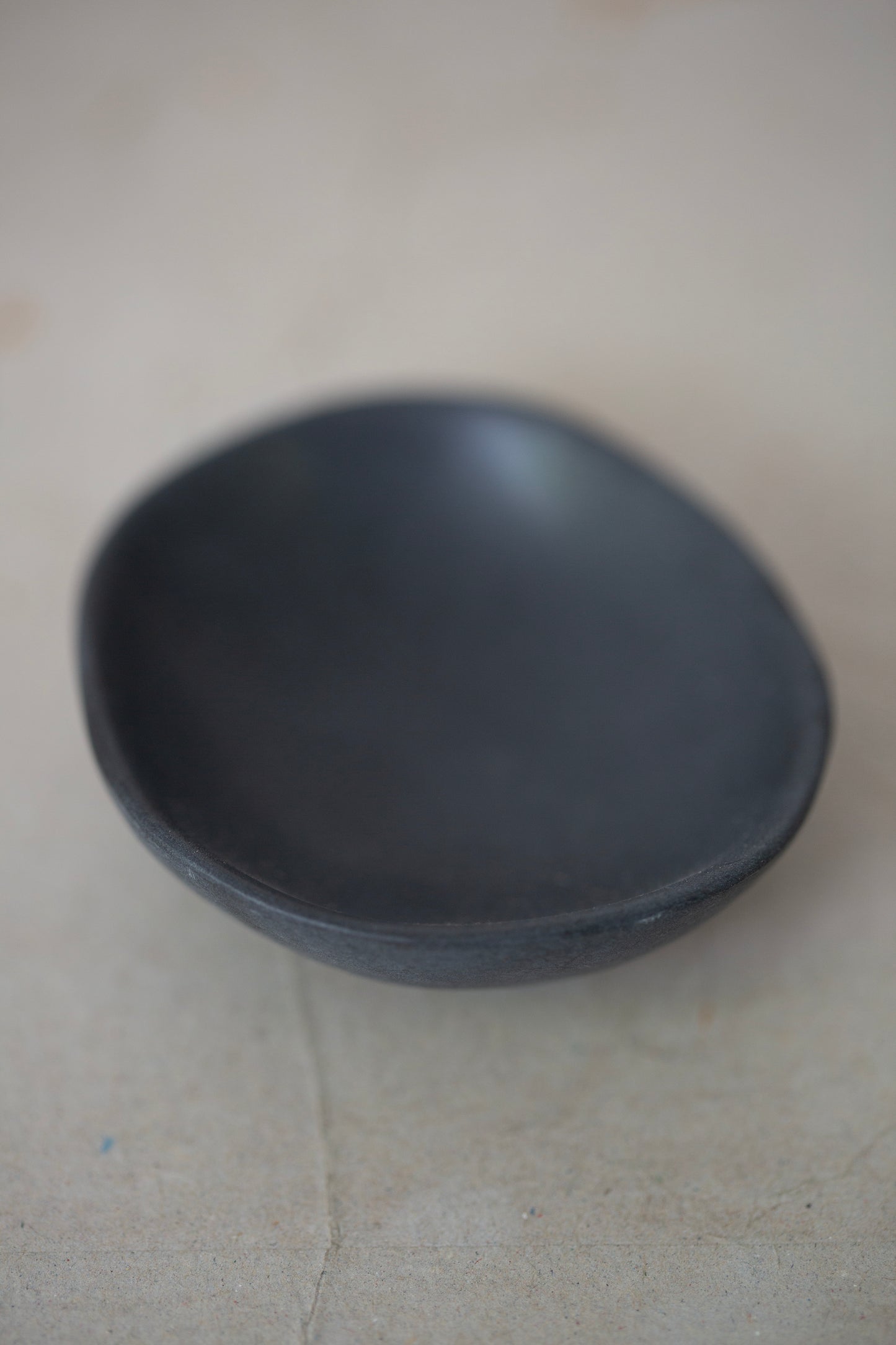 small black marble tray
