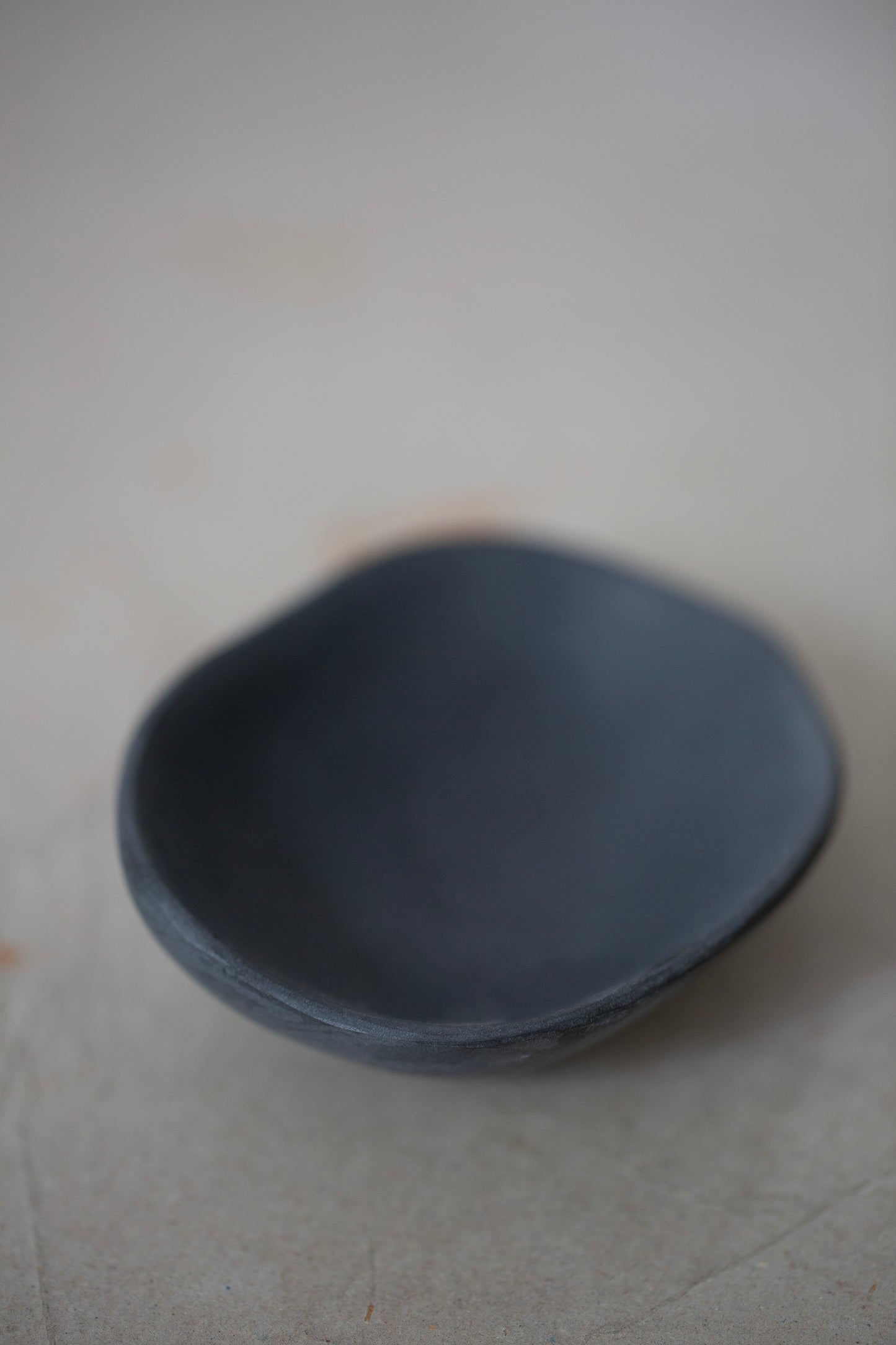 medium black marble tray