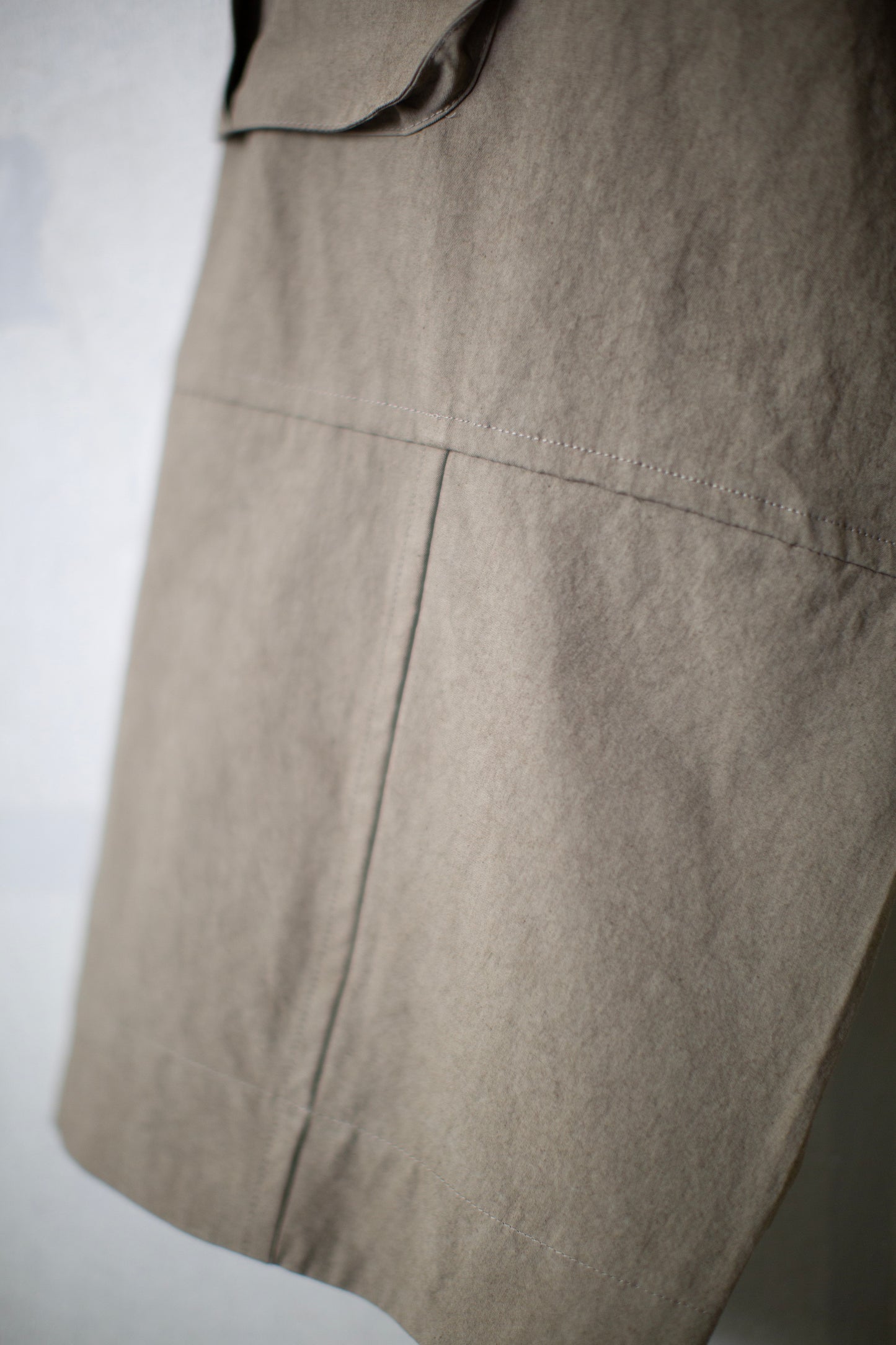 mocha sundryed cotton satin cargo trousers