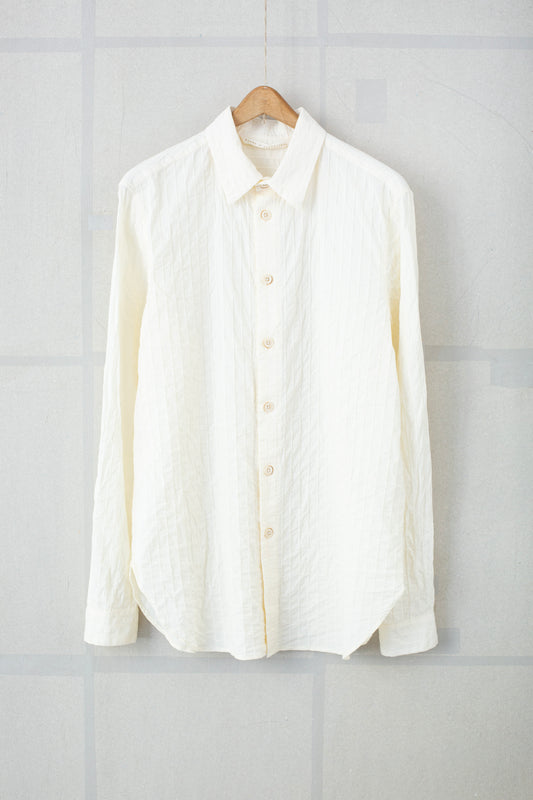 Cream casual shirt