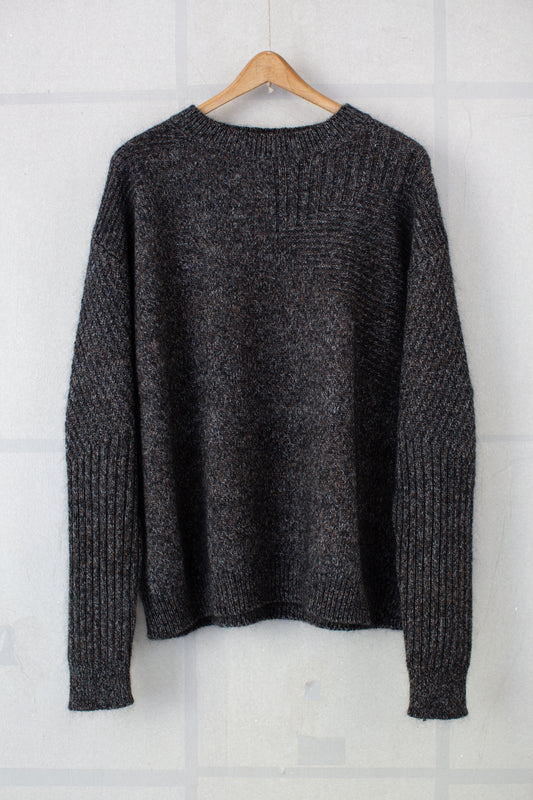 Mix Gray Wood Flame Knit