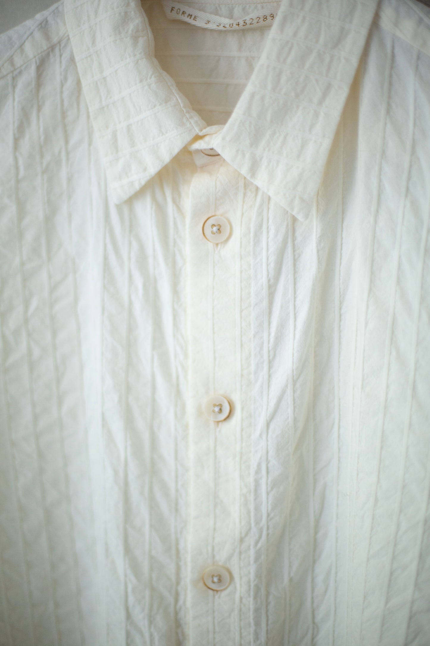 Cream casual shirt