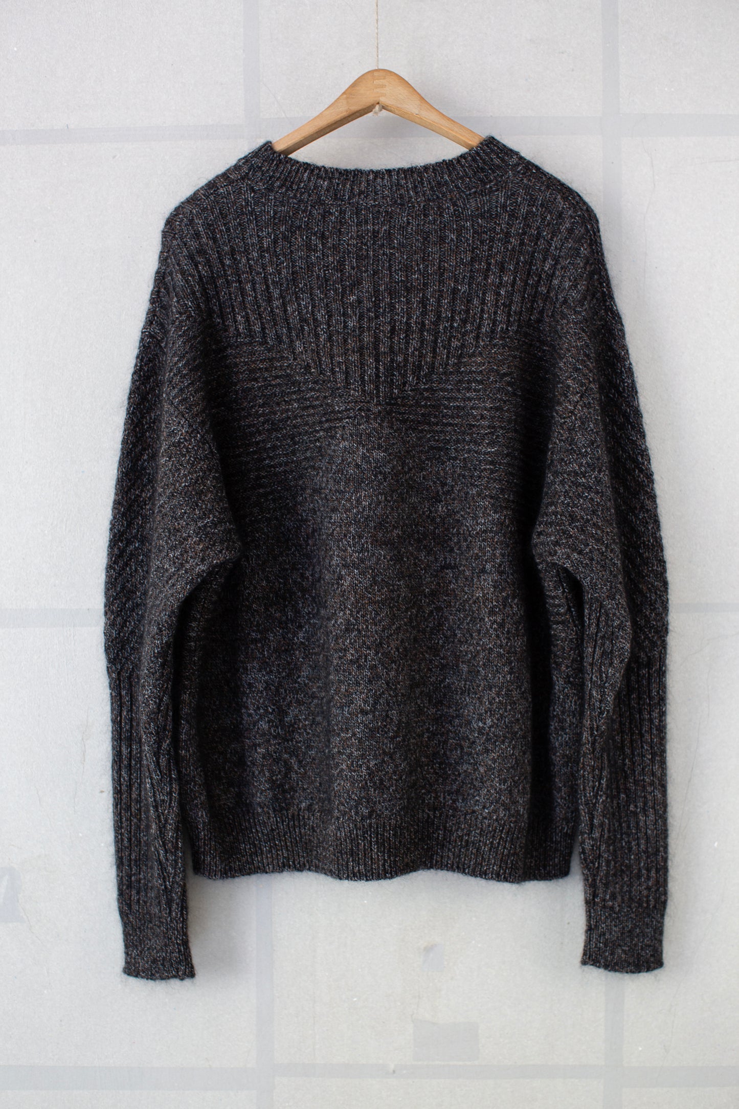 Mix Gray Wood Flame Knit