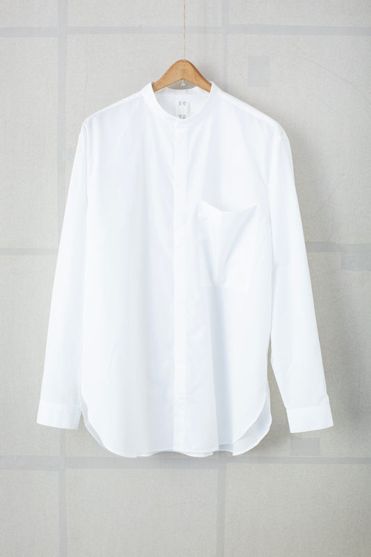 WHITE HAND STITCH KURTA SHIRT