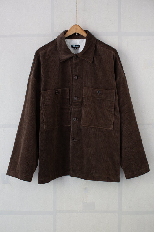 Field Shirt Two in Brown Sumi Ink Corduroy