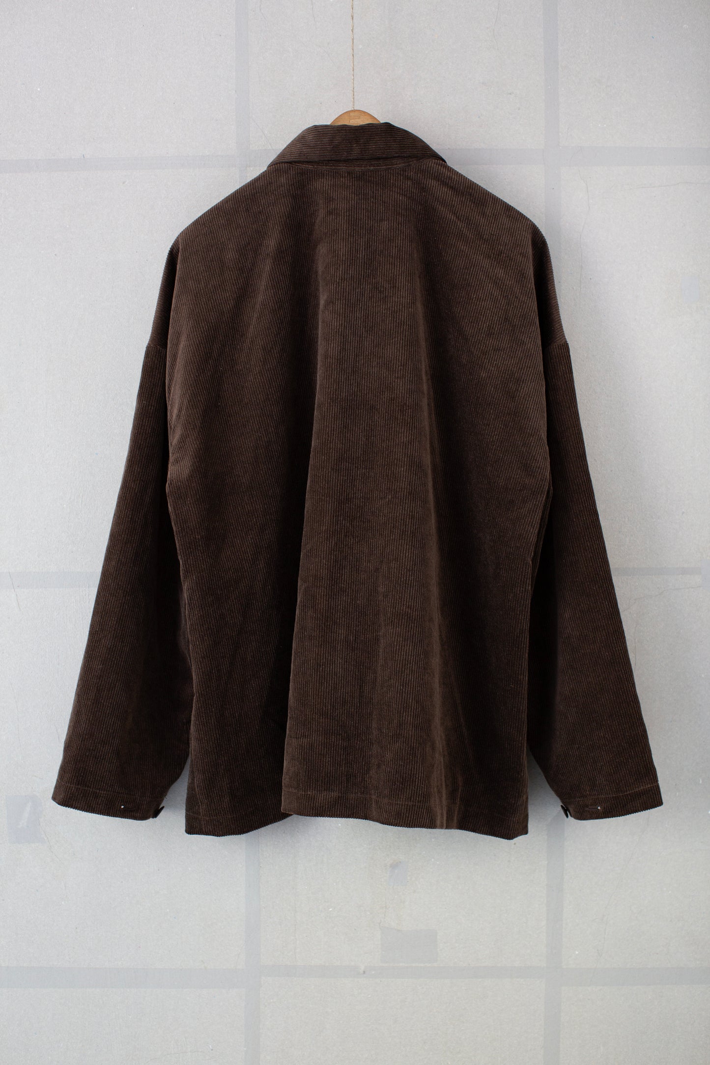Field Shirt Two in Brown Sumi Ink Corduroy