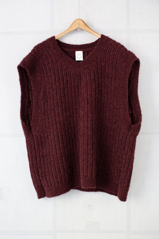 KNIT#72 - GOAT MOHAIR OXBLOOD