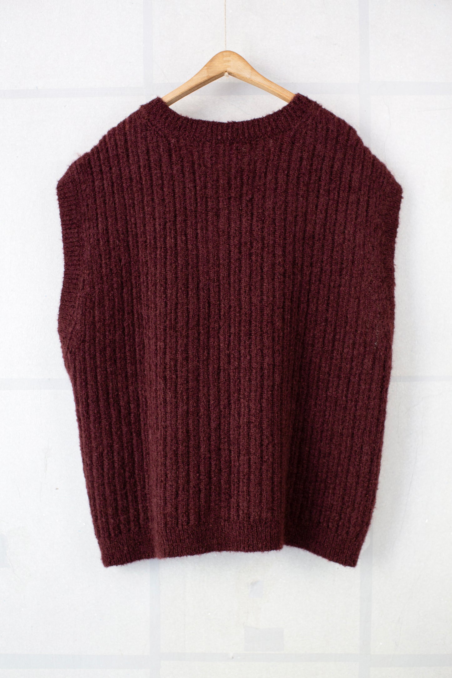 KNIT#72 - GOAT MOHAIR OXBLOOD