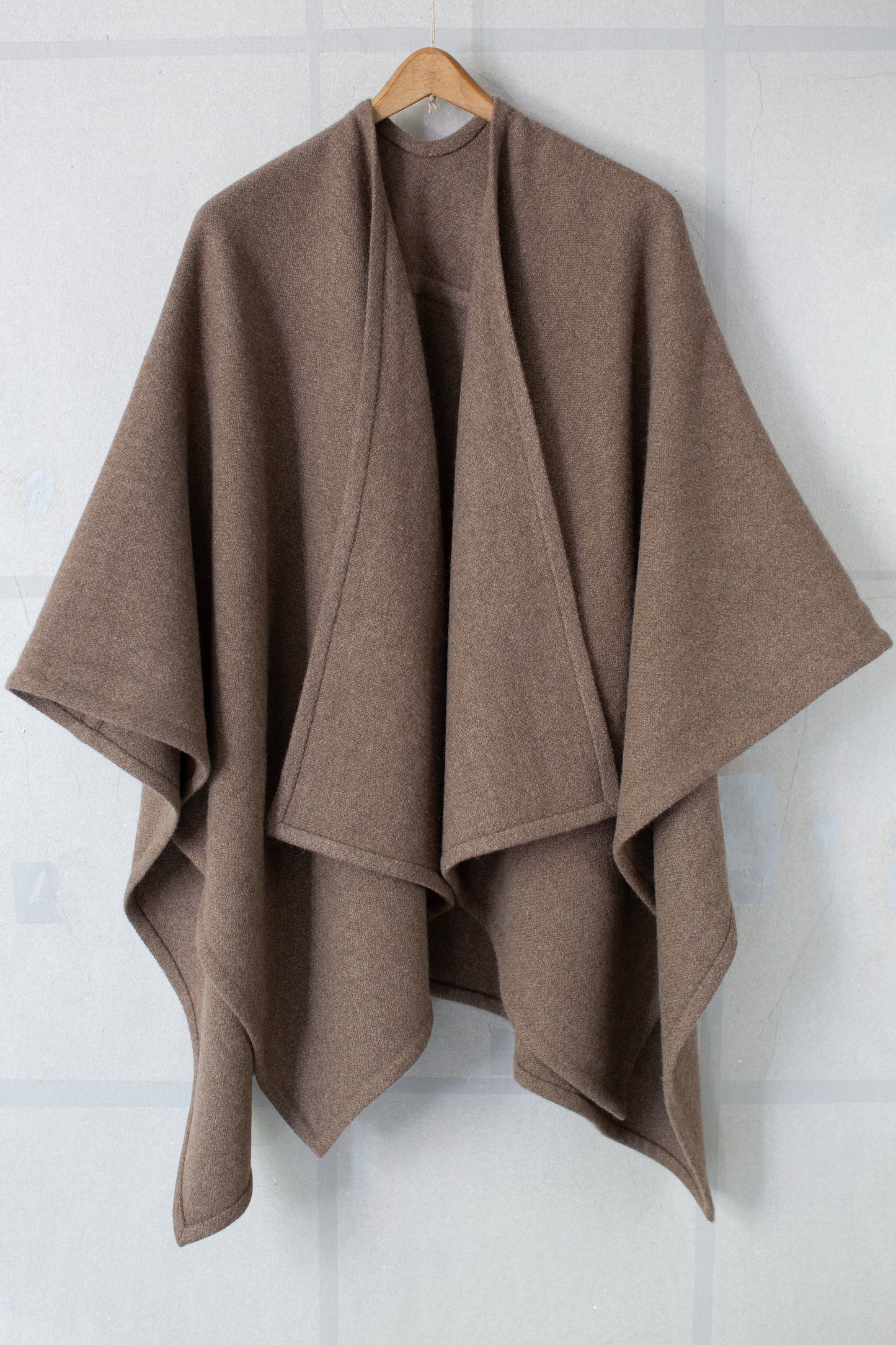 Natural Yak Golden Brown Seamed Cape