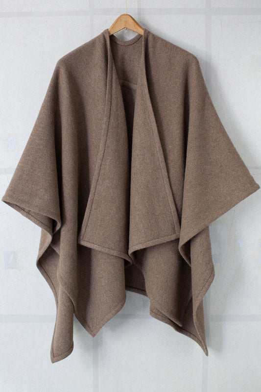 Natural Yak Golden Brown Seamed Cape