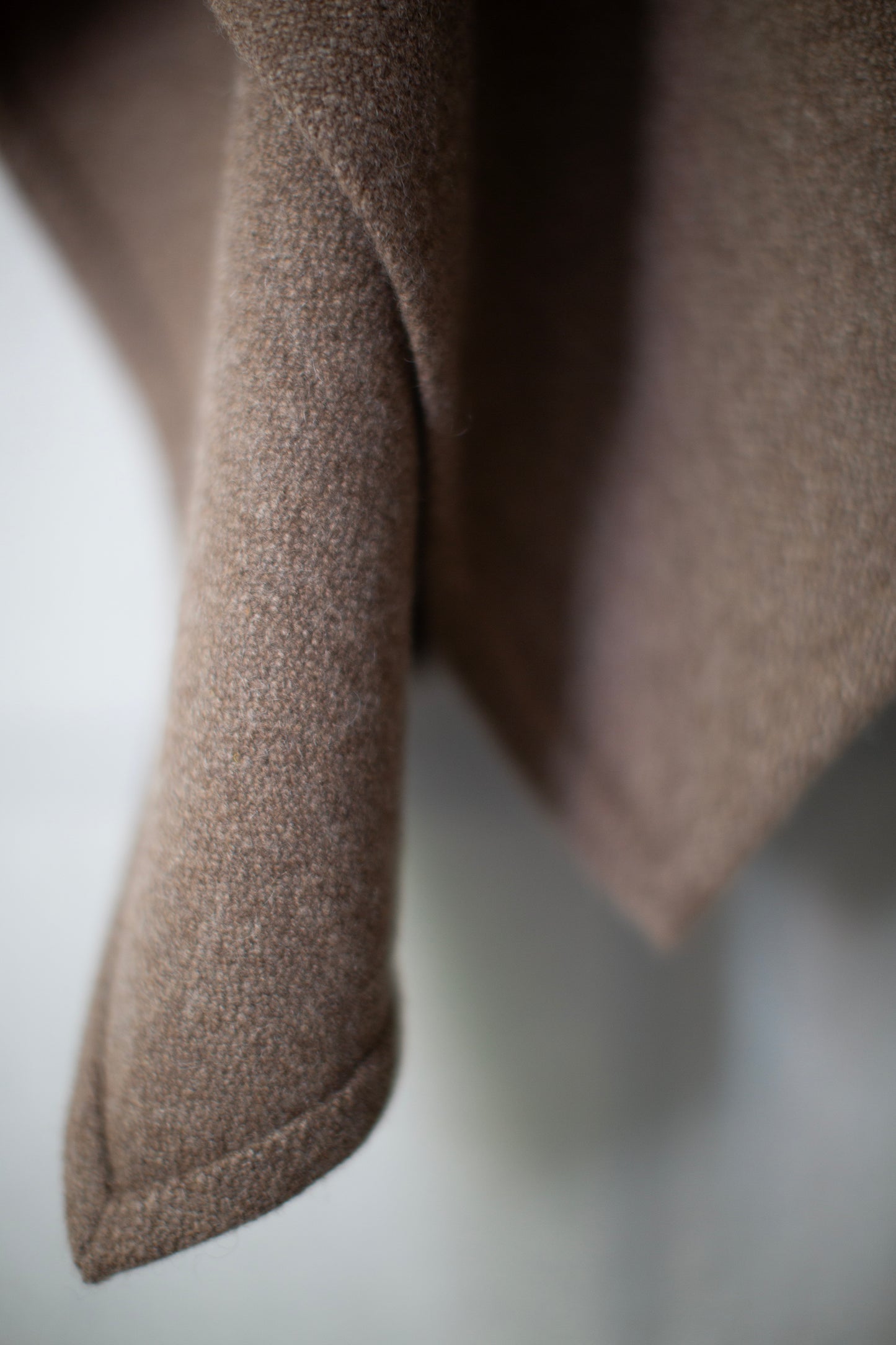 Natural Yak Golden Brown Seamed Cape