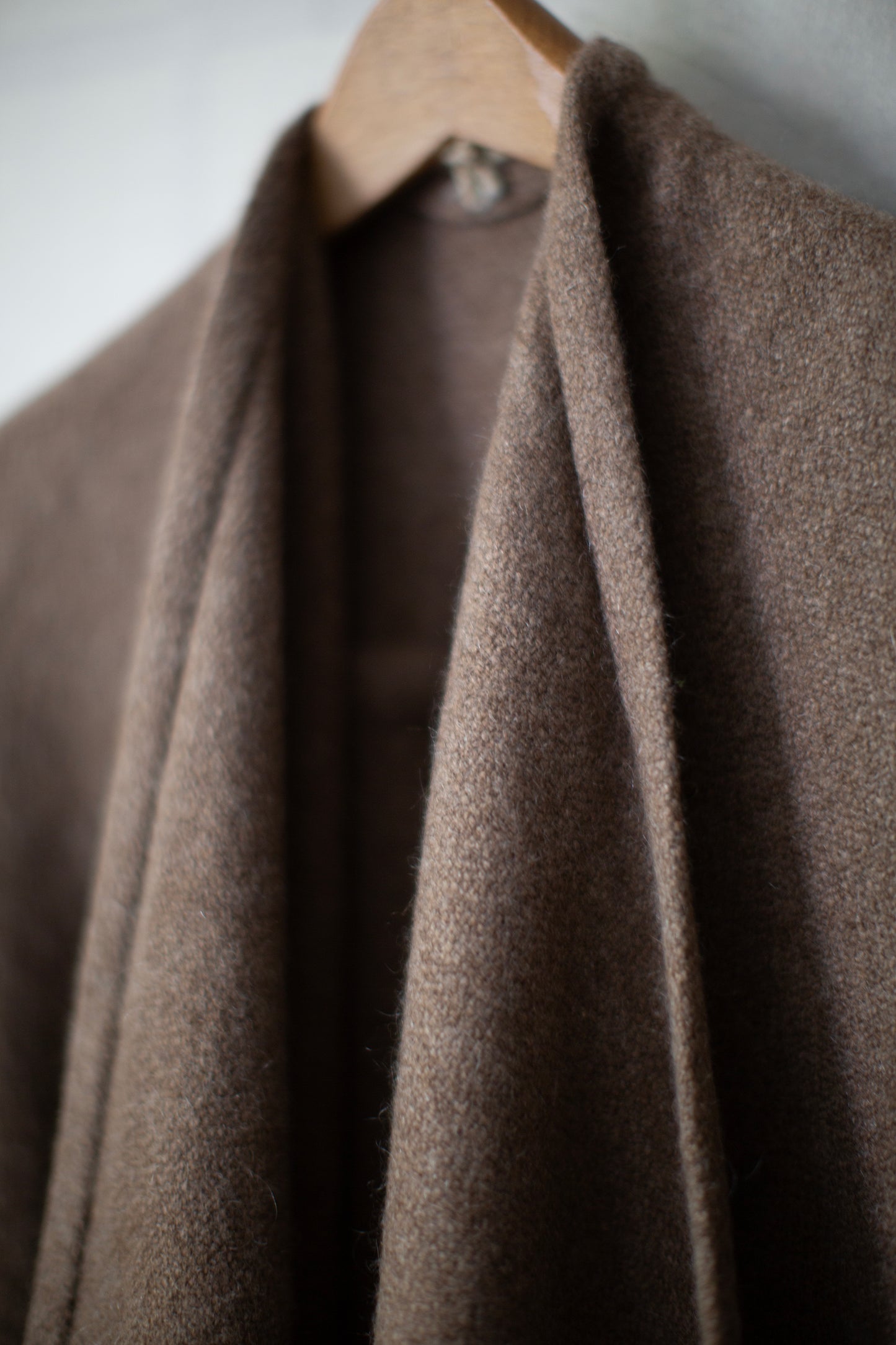 Natural Yak Golden Brown Seamed Cape