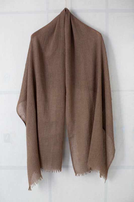 Golden Brown Light Scarf