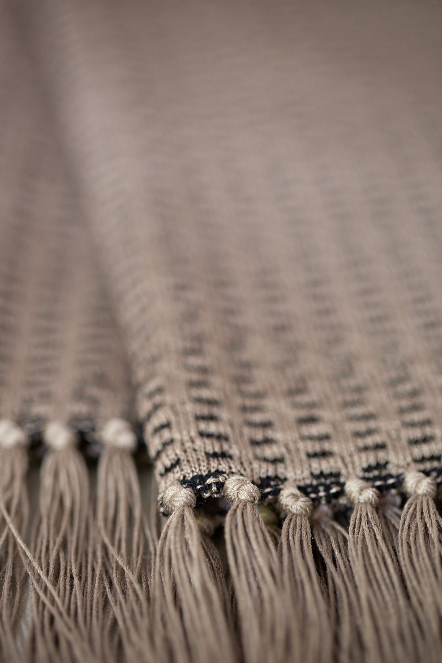 Beige silk stole