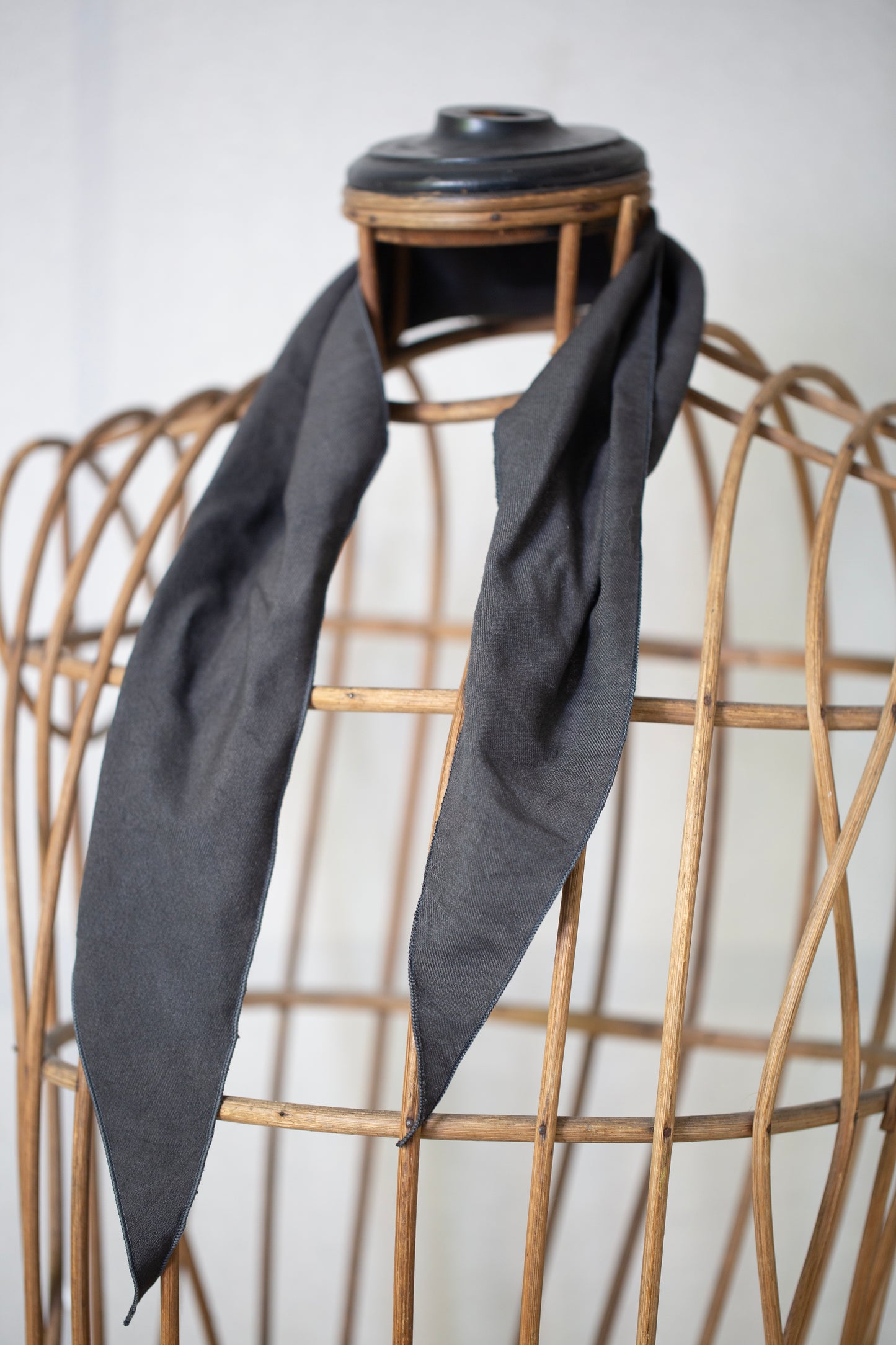 Sumi Ink Short Scarf