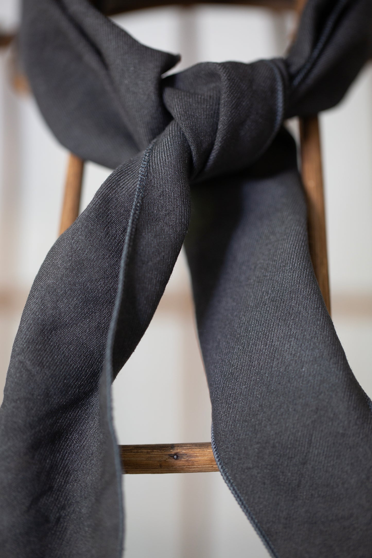 Sumi Ink Short Scarf