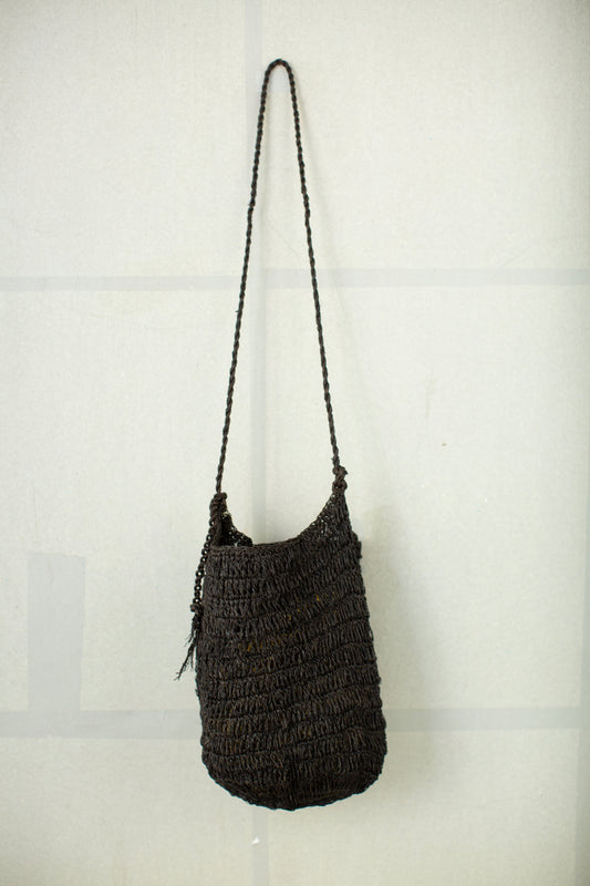 cocoon hemp bag kaki shibu black