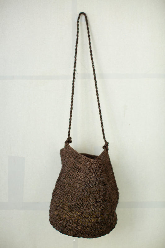 cocoon hemp bag kaki shibu brown