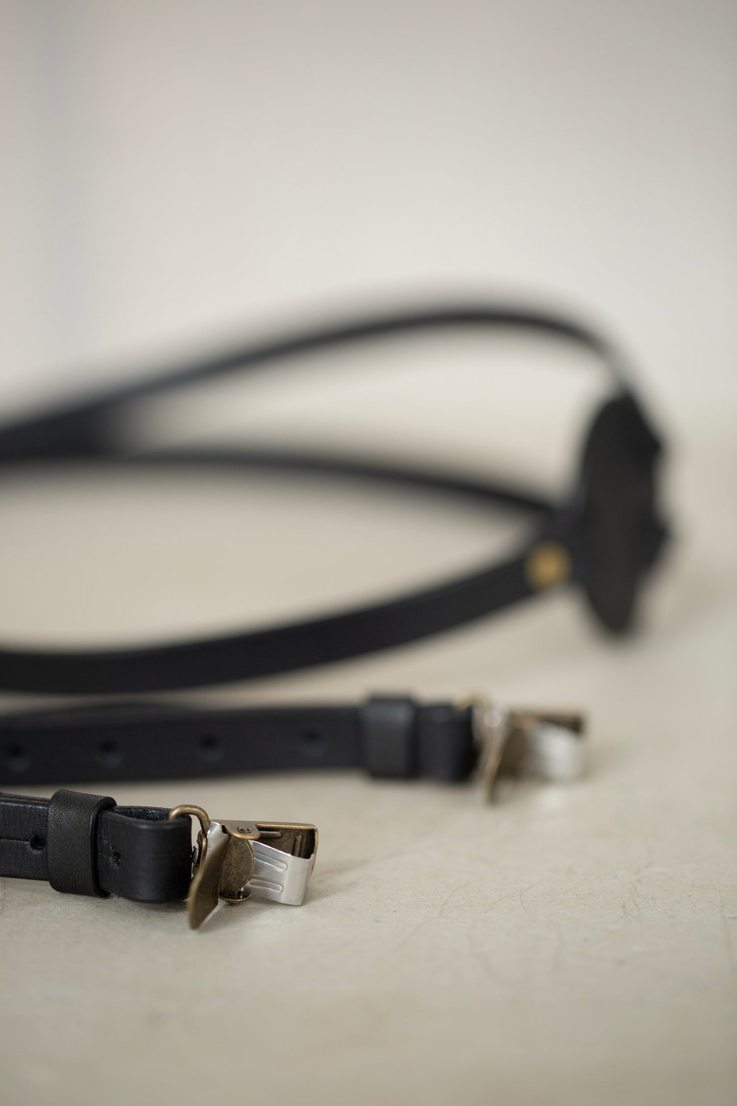 Black Leather suspender
