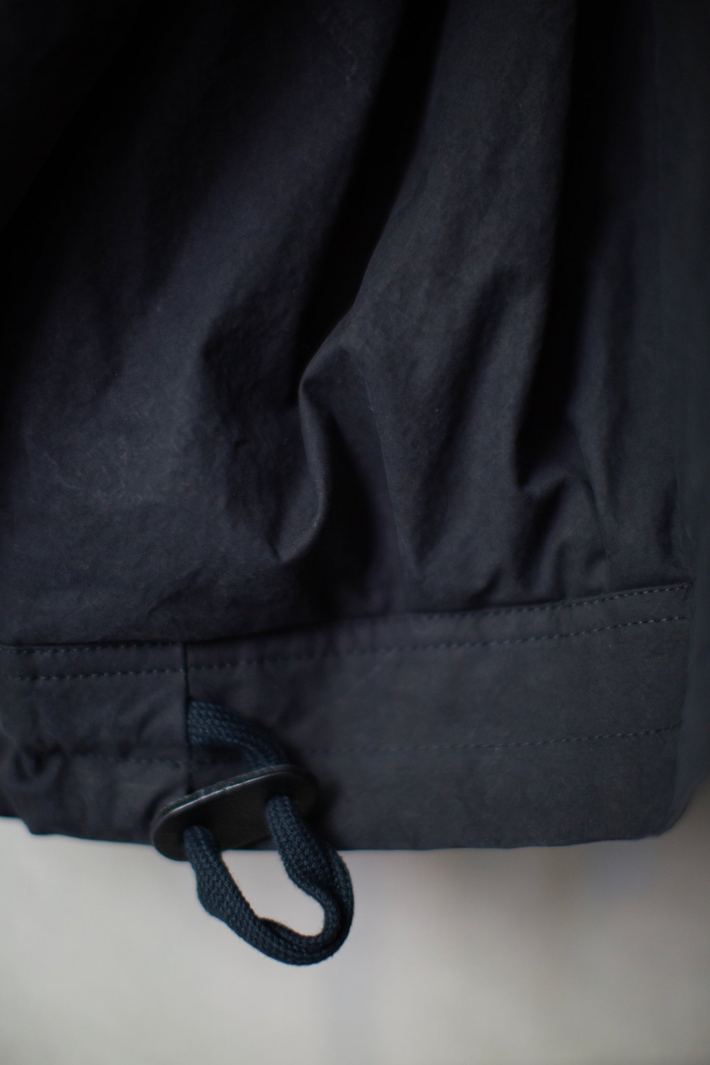 JACKET#67 - PADDED DEEP BLACK TIME WASHED CANVAS