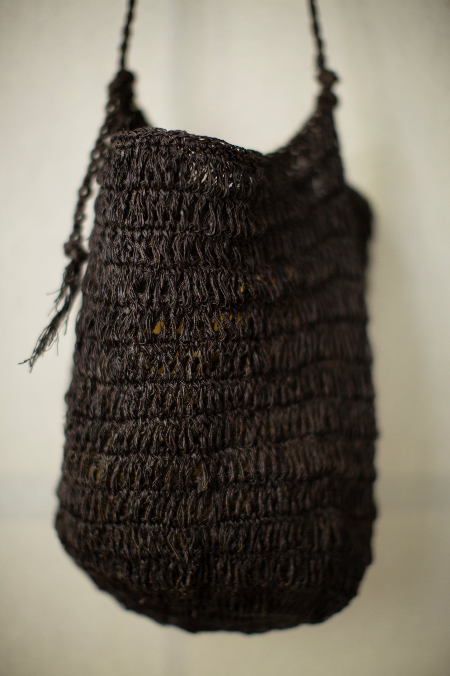 cocoon hemp bag kaki shibu black