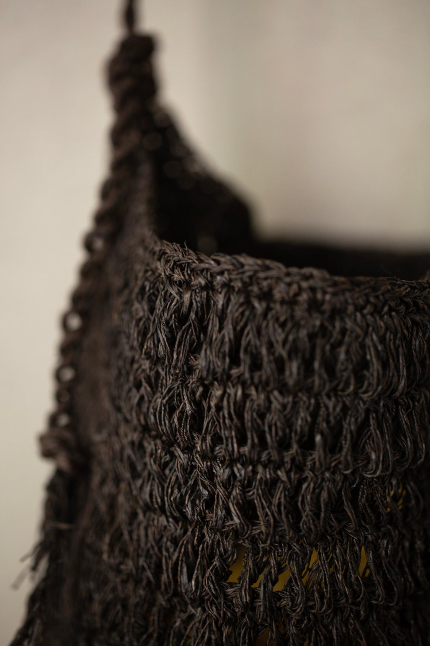 cocoon hemp bag kaki shibu black