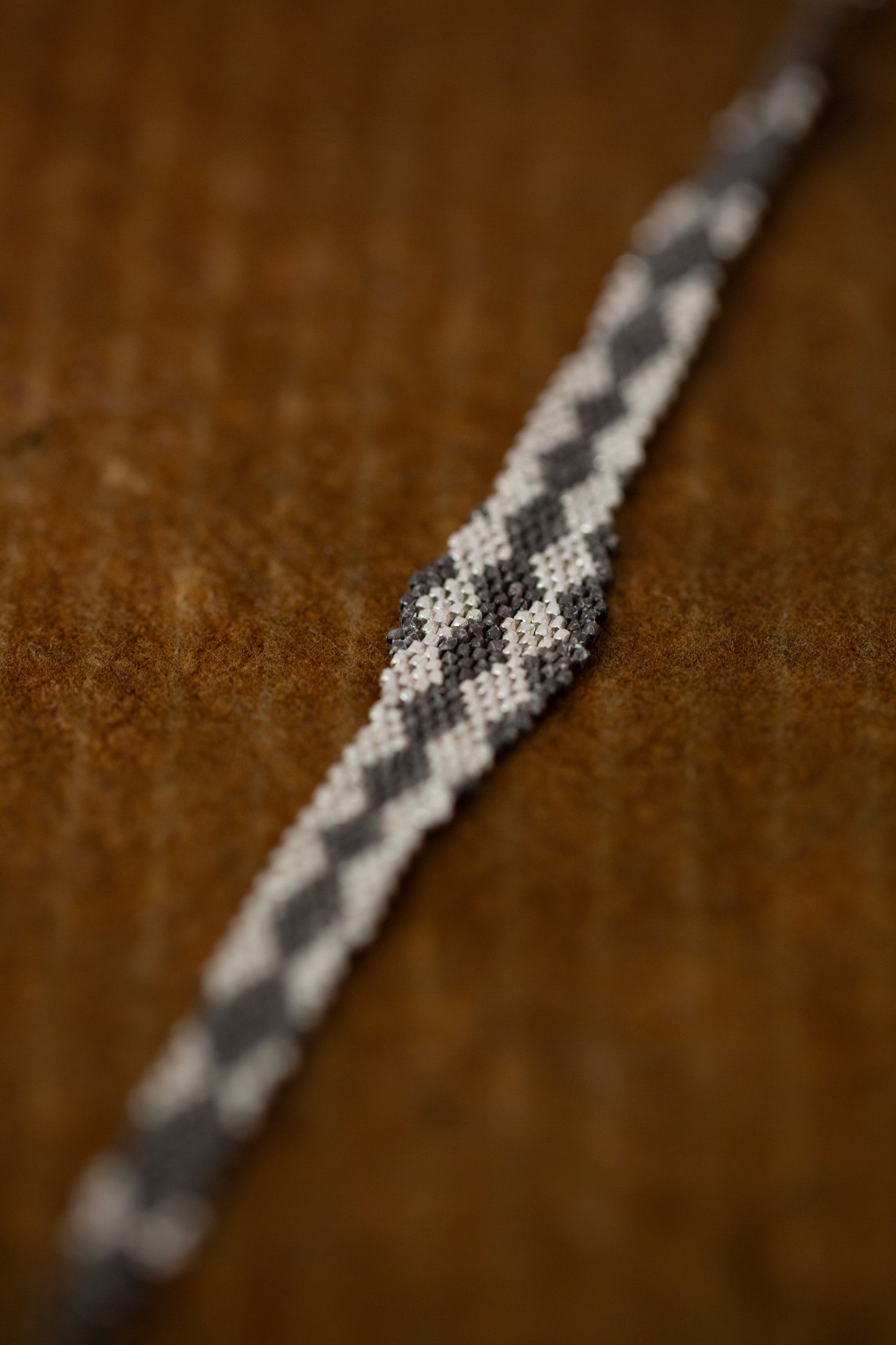 Silver beads bracelet
