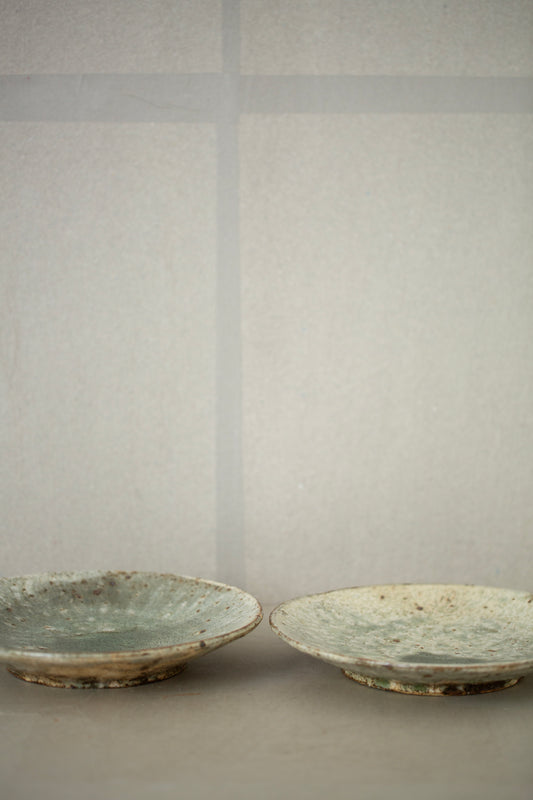 Large ceramic plates by Takayuki Ueda