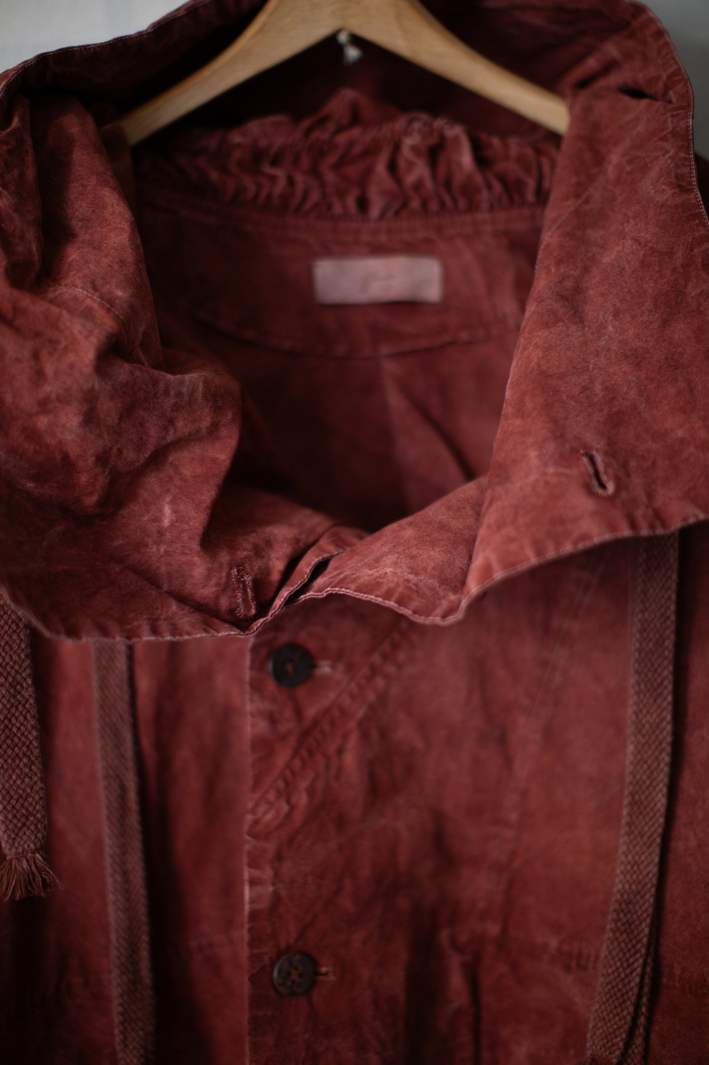Rust Brown Coverd Jacket