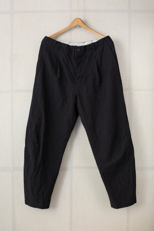 Black baggy casual pants