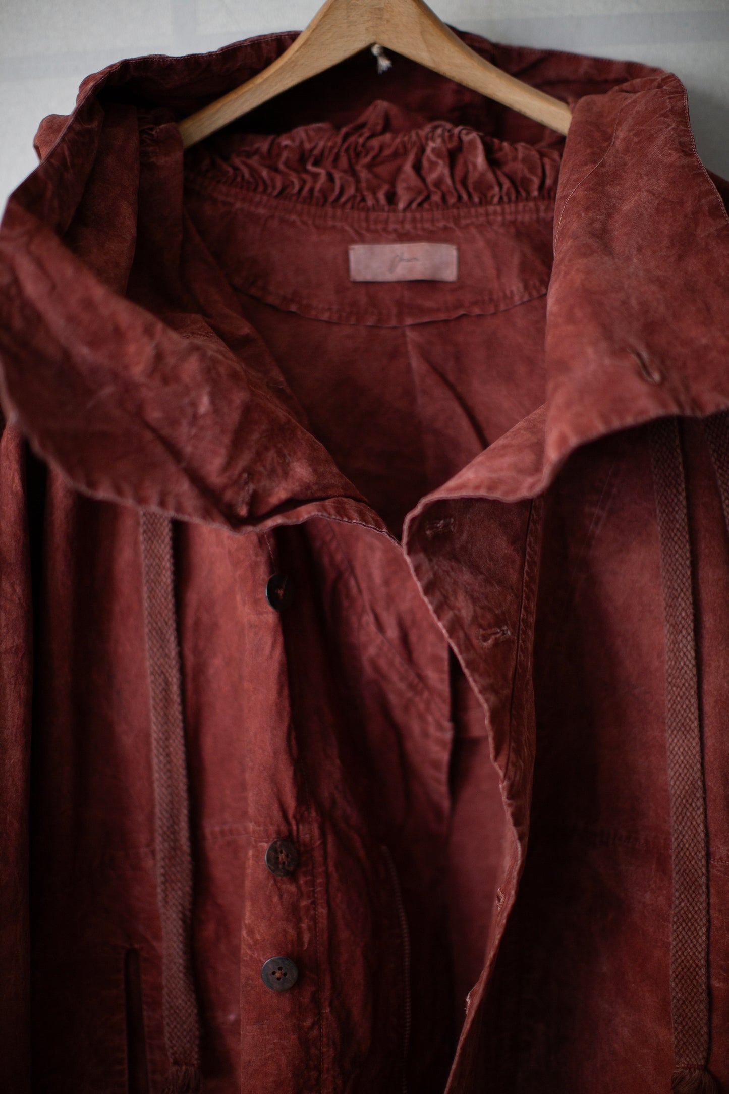 Rust Brown Coverd Jacket