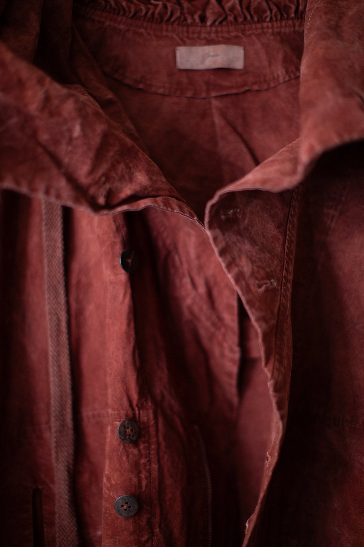 Rust Brown Coverd Jacket