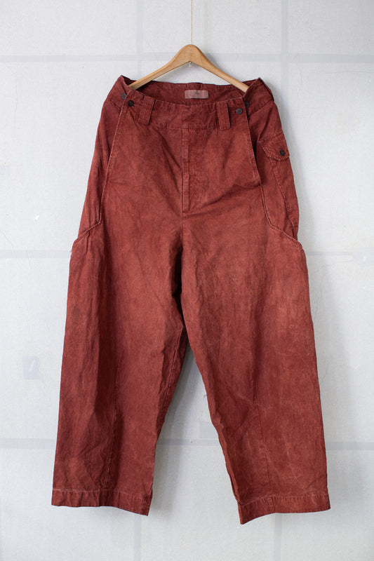 Rust Brown Coverd Baggy Pants