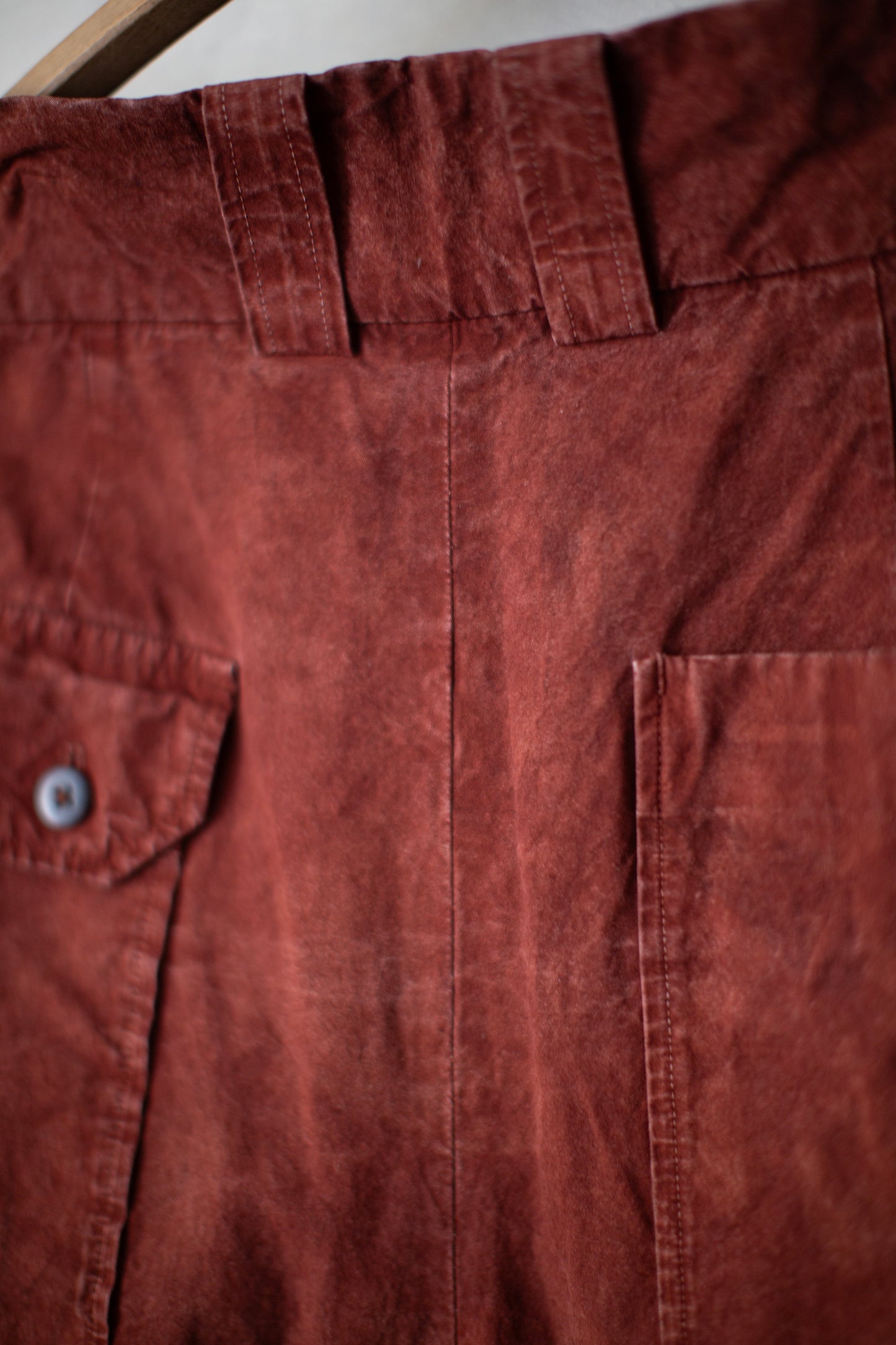 Rust Brown Coverd Baggy Pants