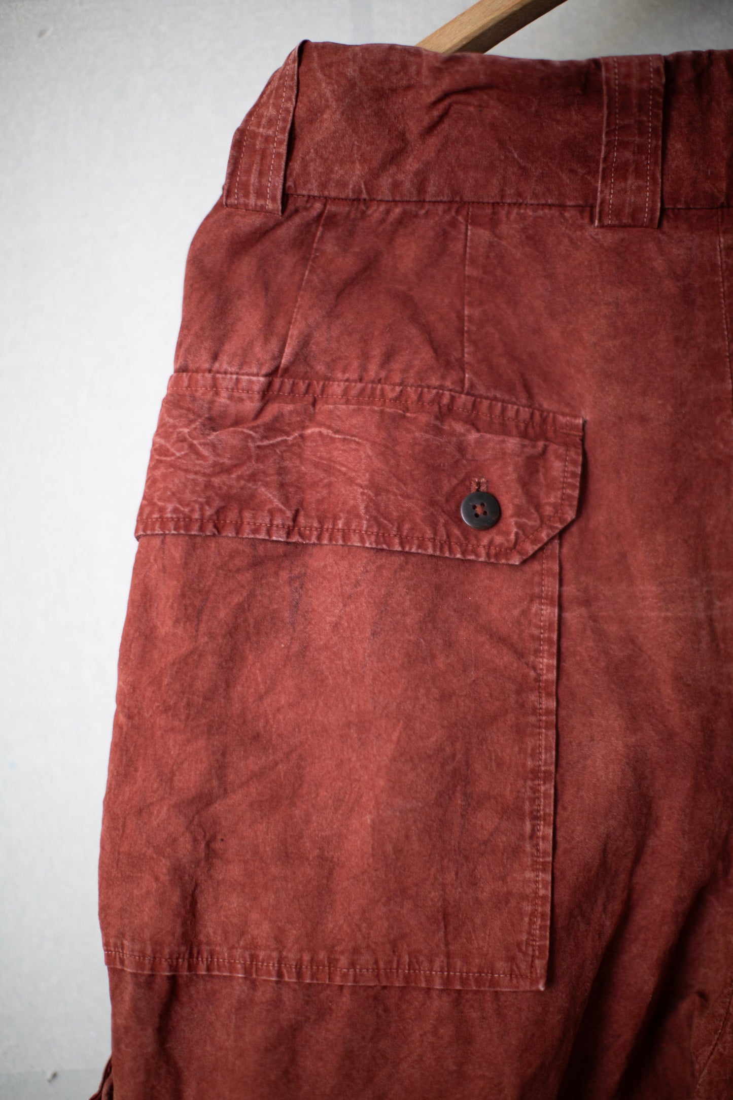 Rust Brown Coverd Baggy Pants