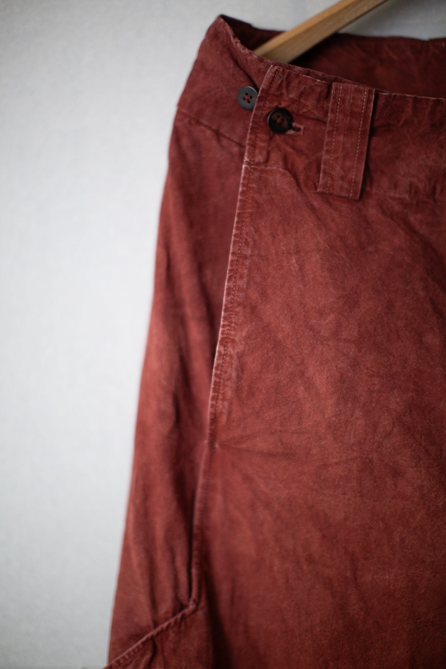Rust Brown Coverd Baggy Pants