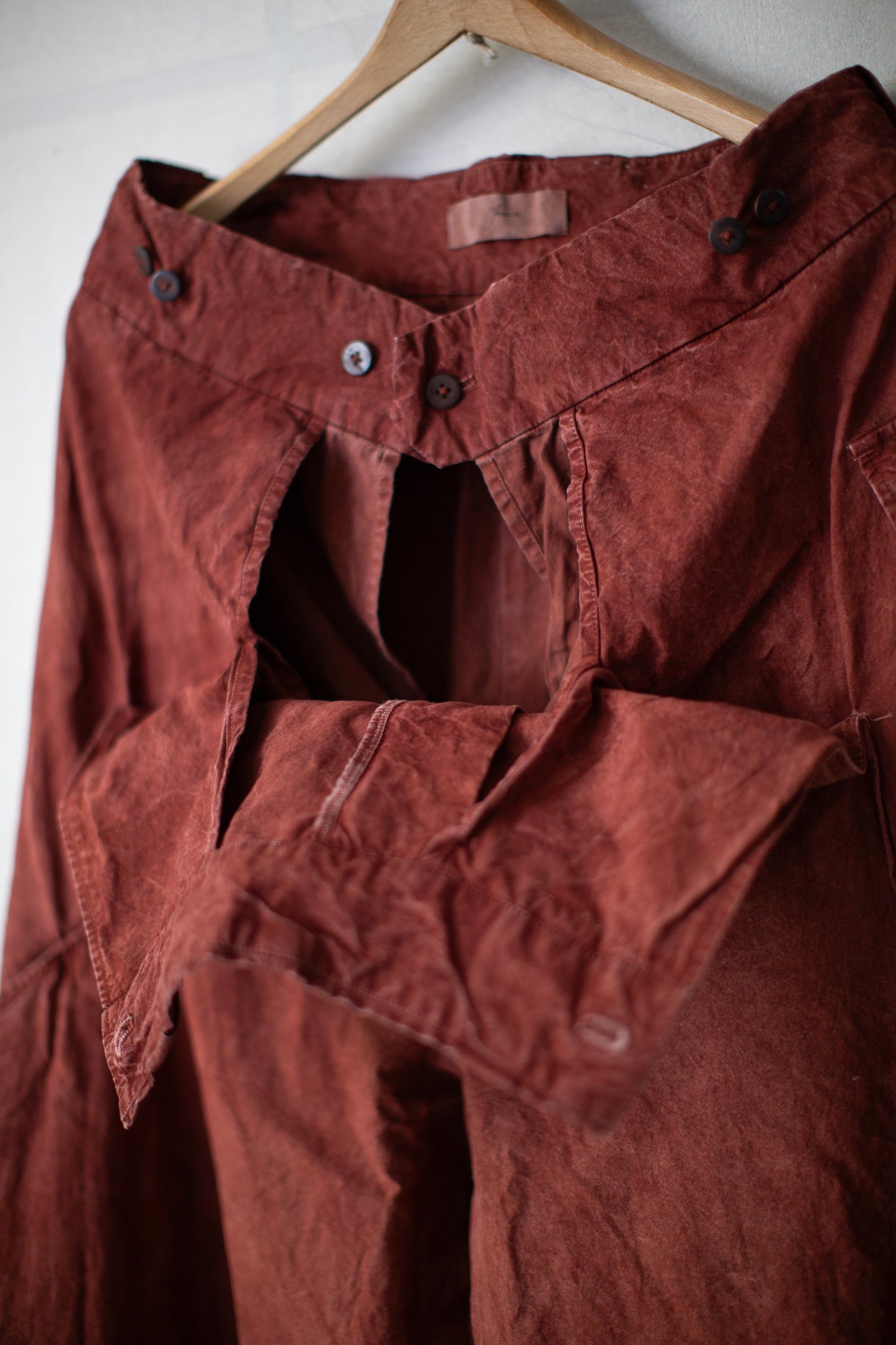 Rust Brown Coverd Baggy Pants