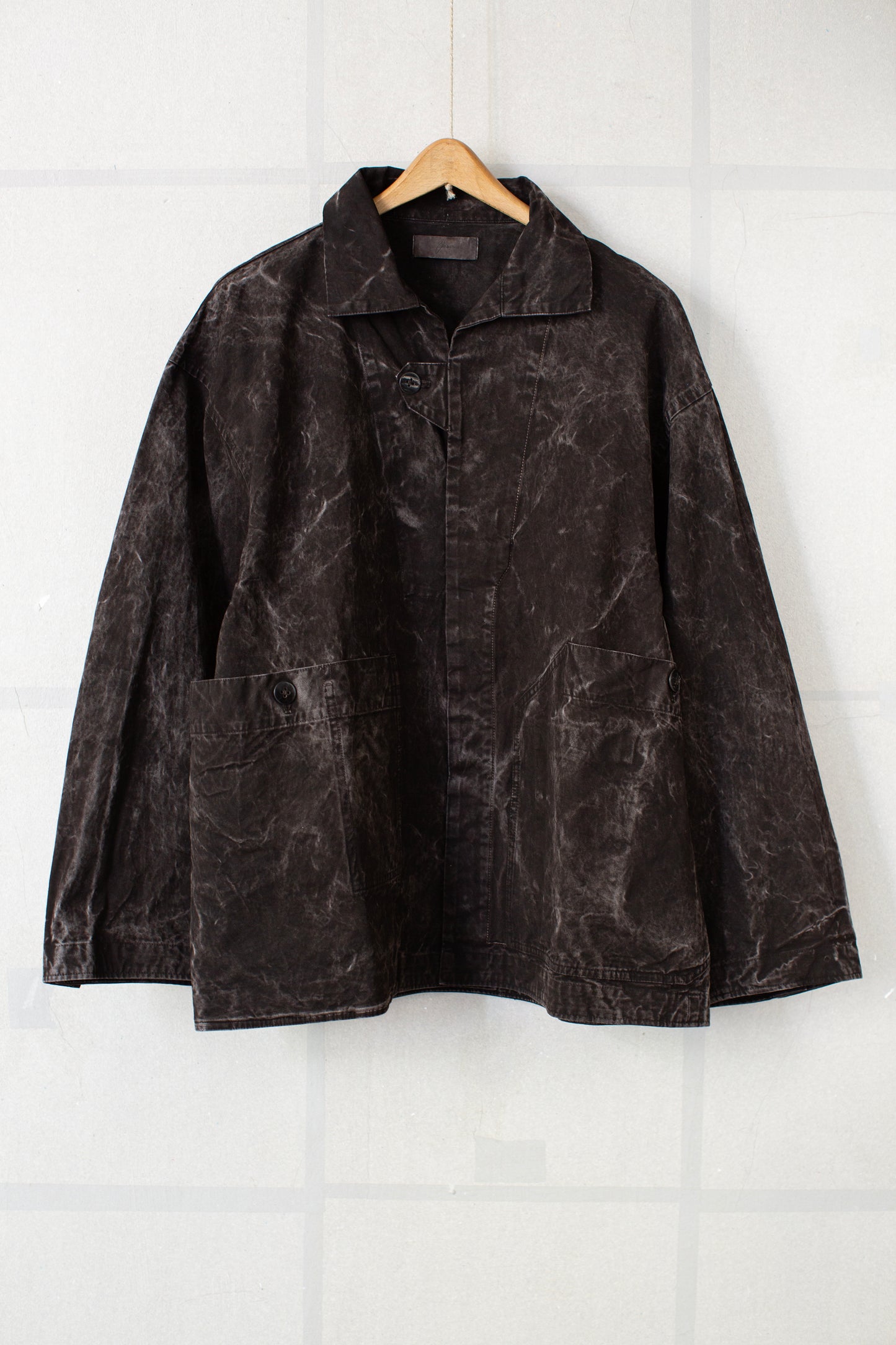 Meeting Jacket in Natural Dye Dark Mud Brown