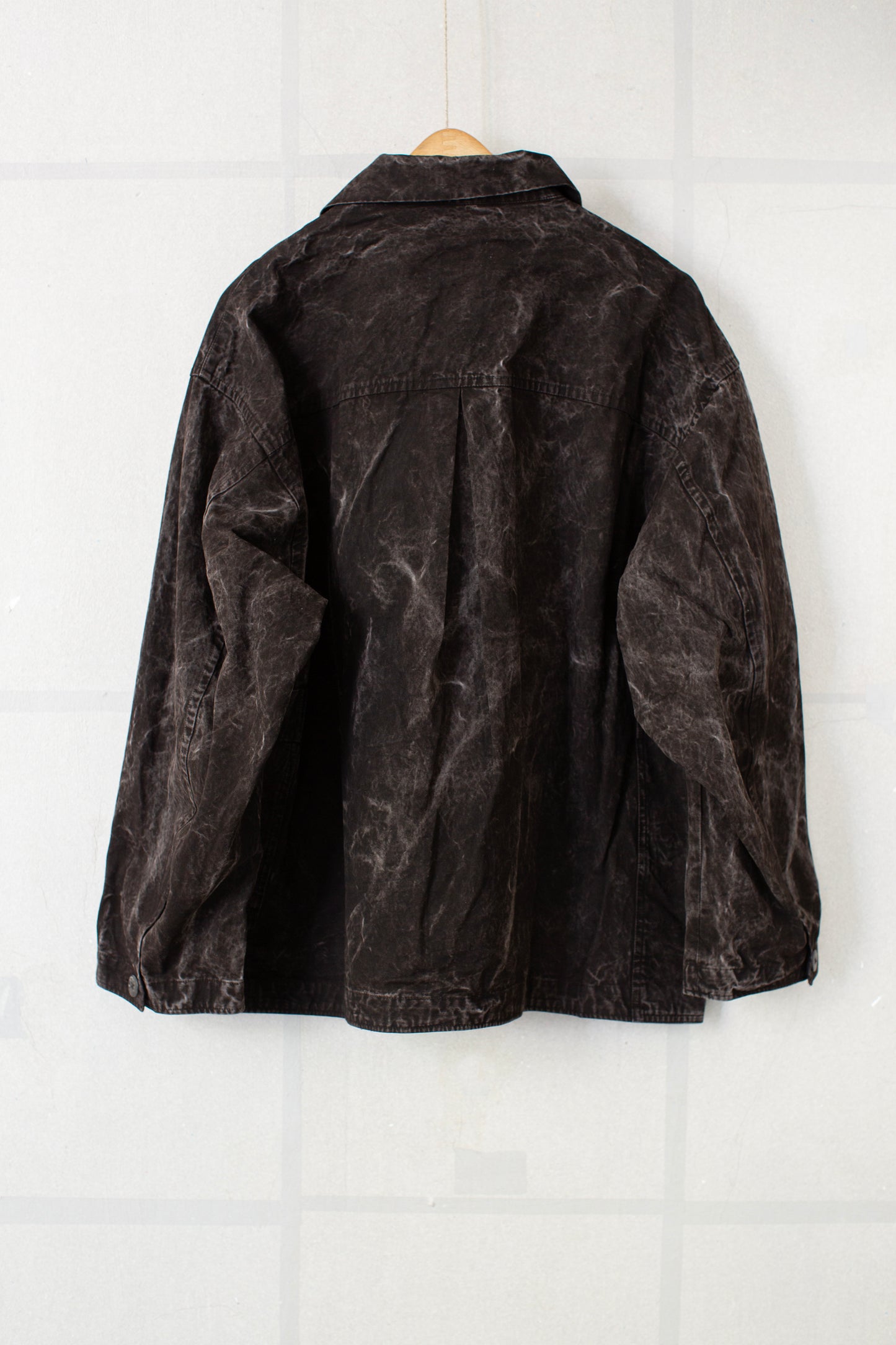 Meeting Jacket in Natural Dye Dark Mud Brown