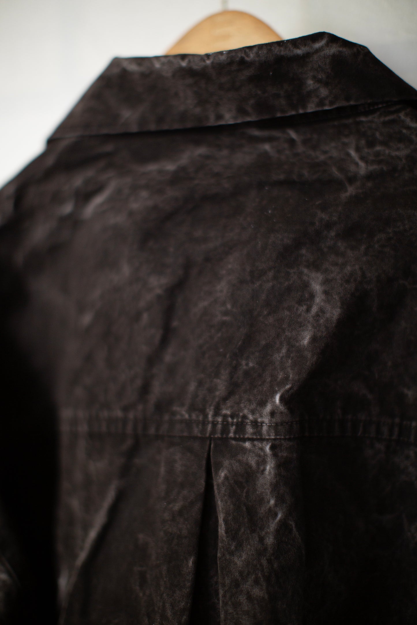Meeting Jacket in Natural Dye Dark Mud Brown