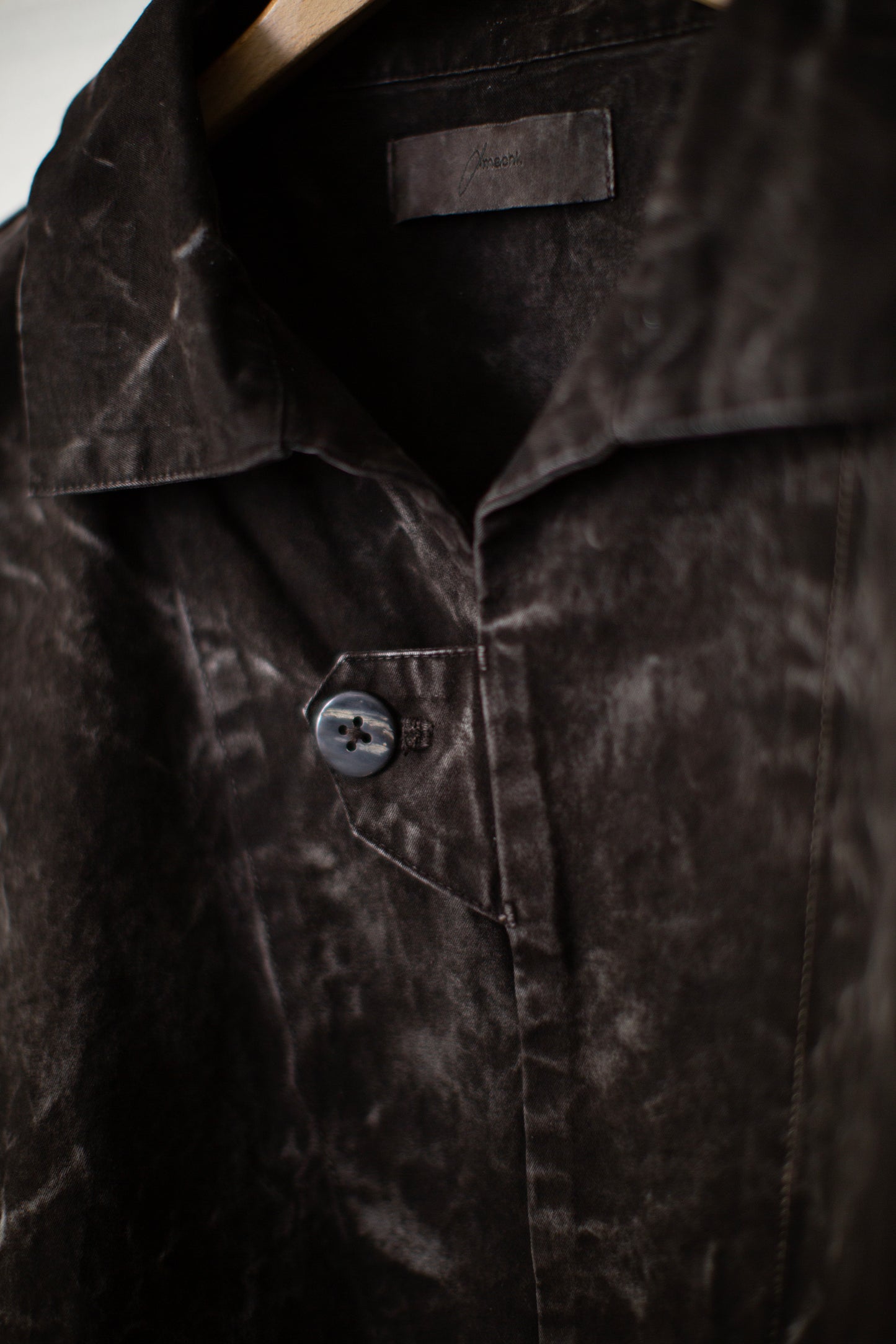 Meeting Jacket in Natural Dye Dark Mud Brown