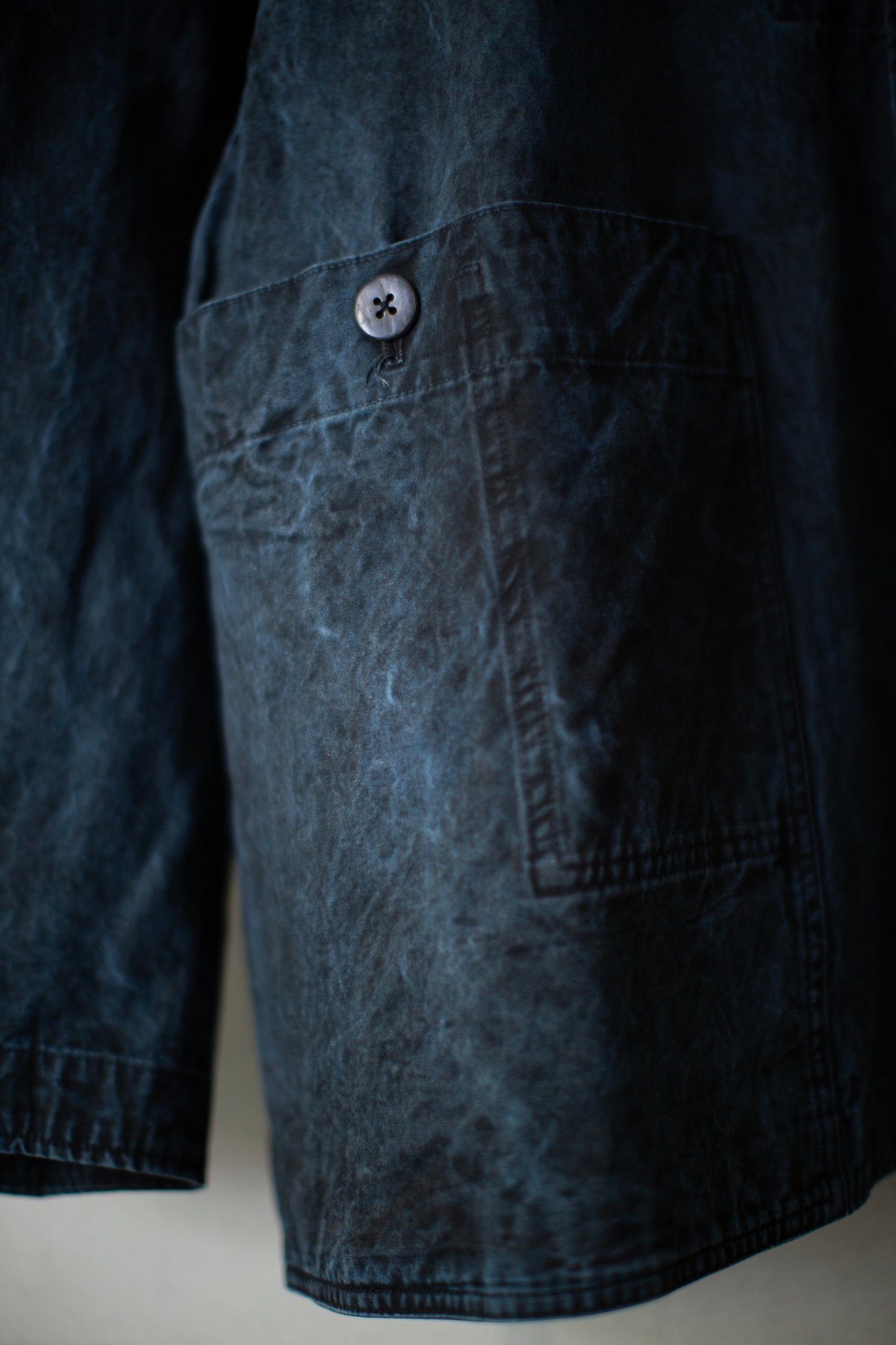 Meeting Jacket in Aizome & Dorozome Natural Dye
