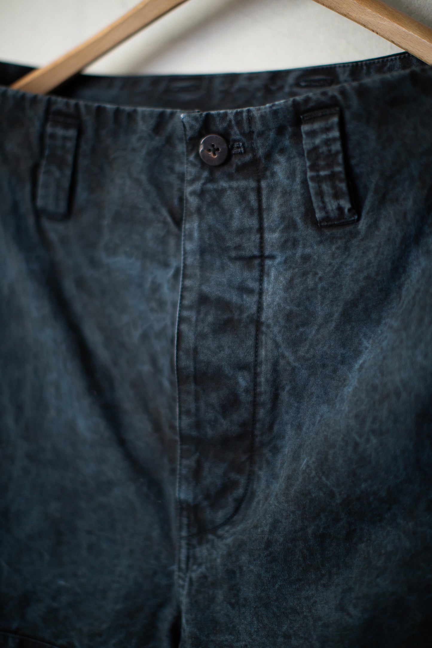 Double Knee Cargo Pants - Heavy Weight in Aizome Indigo & Dorozome Natural Dye