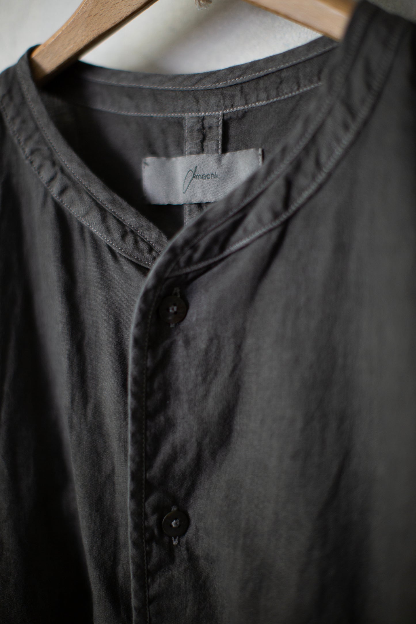 Sumi dye Framed Shirt