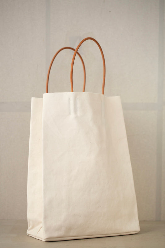 Undyed Canvas Paper Bag