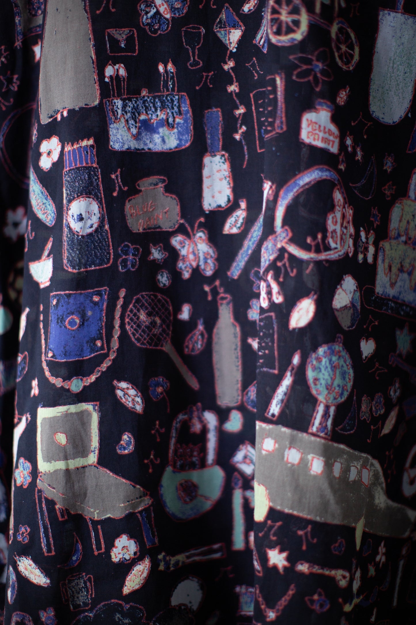 "NAMRATA" illustration print shirt