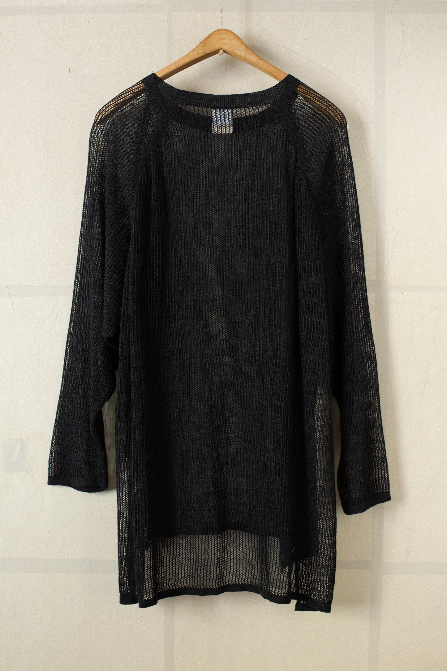 KNIT#69 - LINEN COTTON YARN BLACK