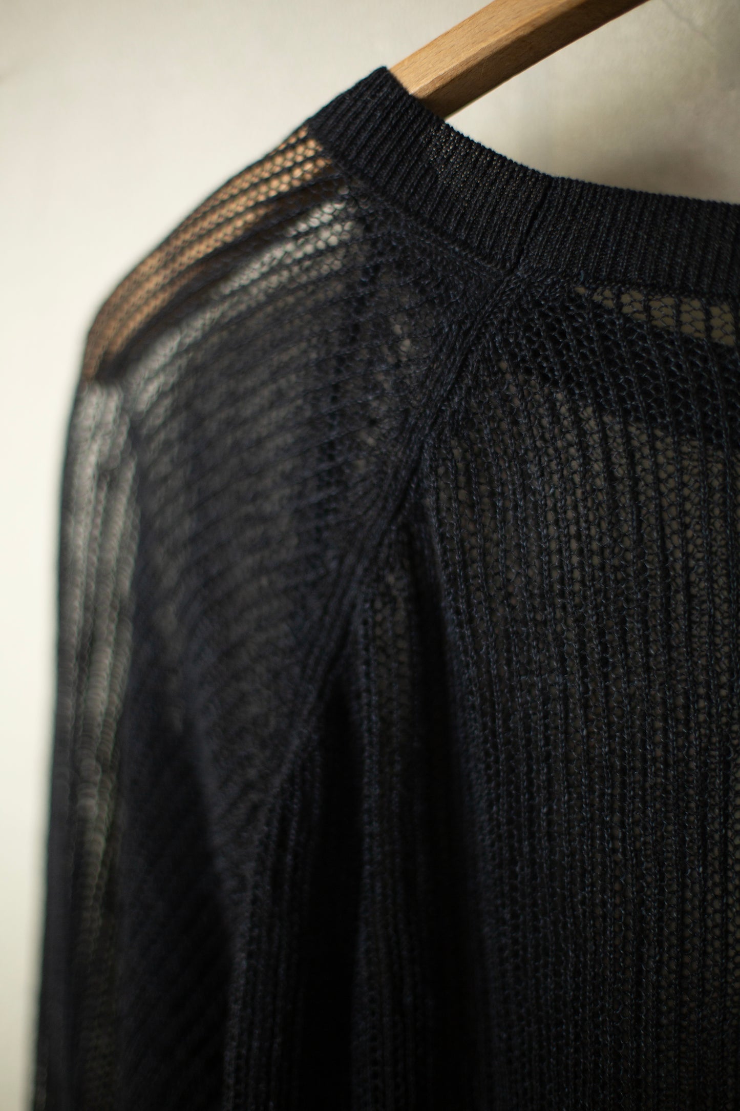 KNIT#69 - LINEN COTTON YARN BLACK