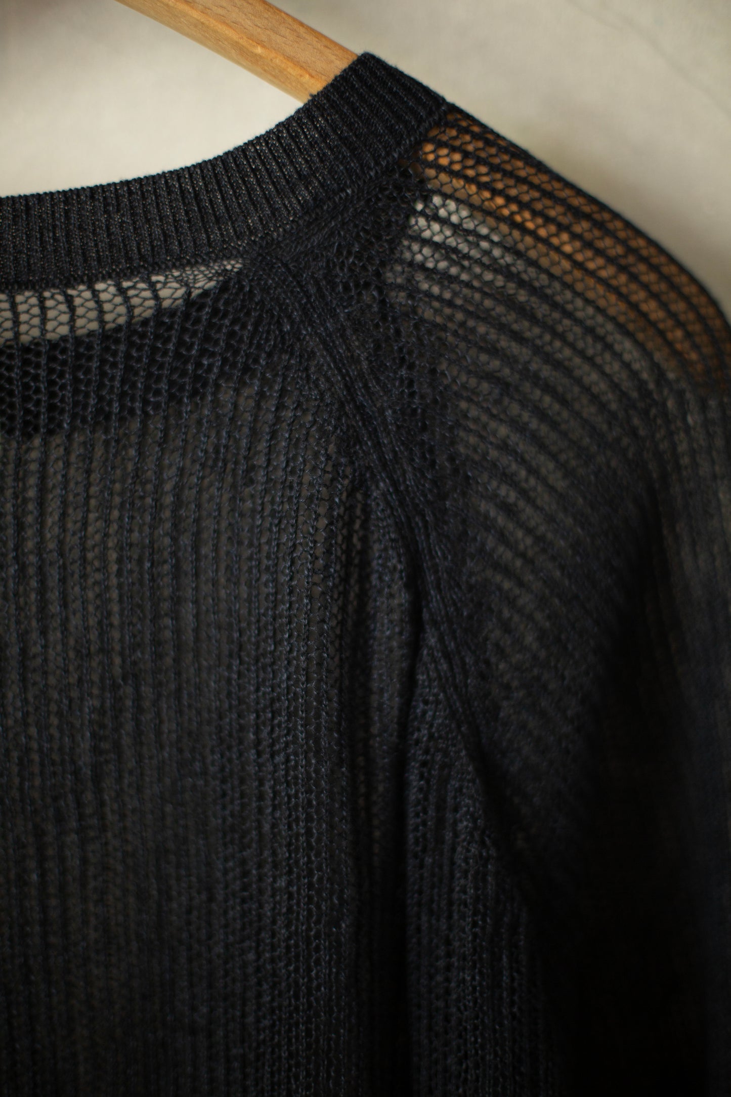 KNIT#69 - LINEN COTTON YARN BLACK