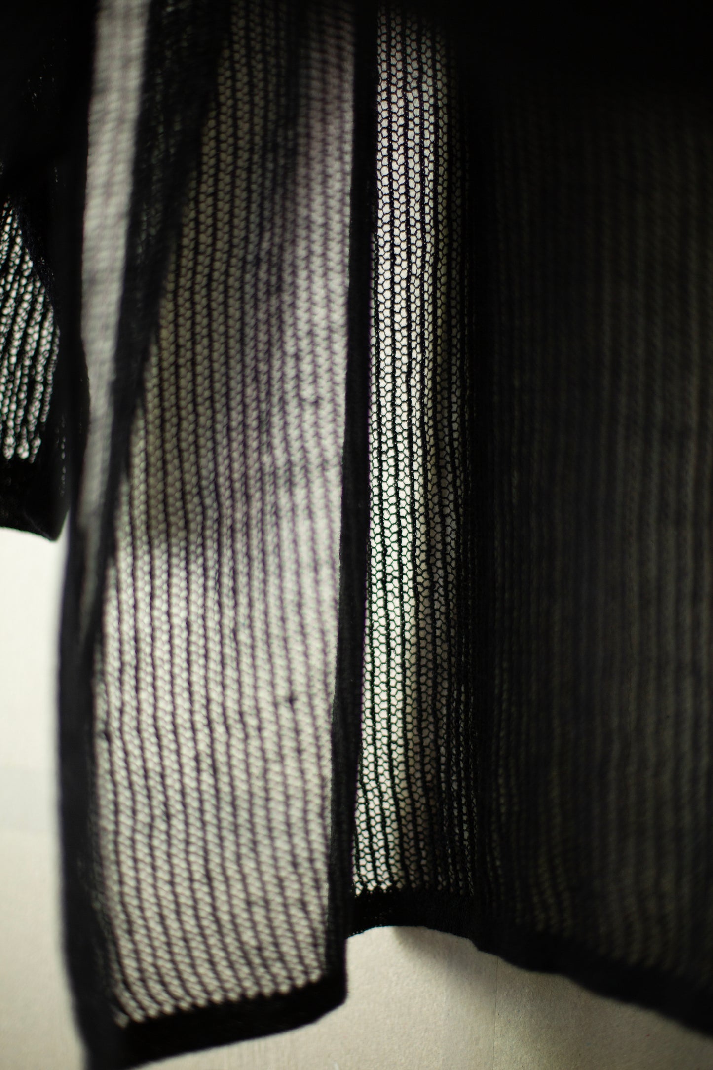 KNIT#69 - LINEN COTTON YARN BLACK